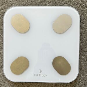 FitTrack Smart Scale with Gold Sensors